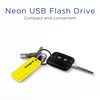 Integral 64GB Neon Yellow USB 2.0 Flash Drive