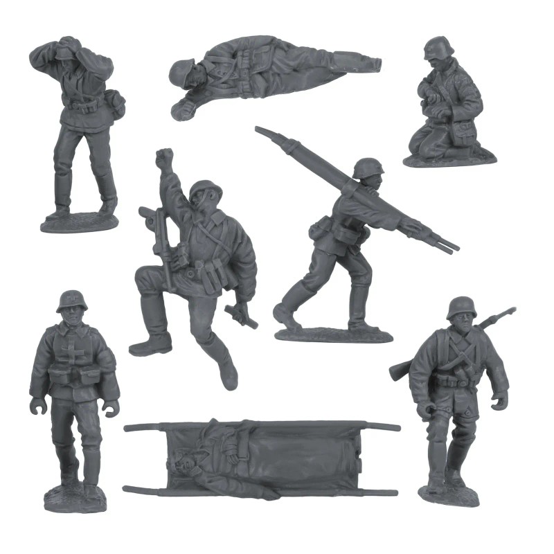 BMC CTS WW2 German Assault Medical Plastic Army Men Classic