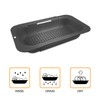 Fousenuk Extendable Strainer Basket Over the Sink, Black, Strainer for