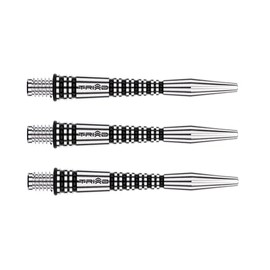 WINMAU Dart Shaft - Triad RX Aluminium Dart Stems - 1 Set per Pack (Total 3 Dart Shafts) - Professional Dart Accessories - Black Short Shafts