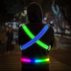 LED Reflective Running Gear,High Visibility Reflective Belt Sash with Safety
