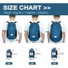 4Monster Foldable Backpack Ultra Lightweight Unisex Daypack Outdoor Waterproof Hiking