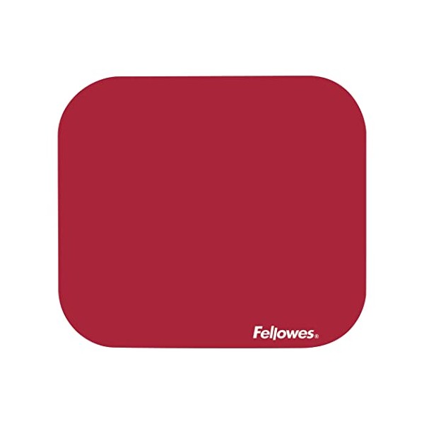 Fellowes Solid Colour Mouse Pad - Red