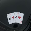Ace Playing Card Chrome Sticker - High Quality Printed Vinyl