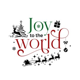 Joy to The World Teen Room Home Decorations Wall Stickers Removable Home Decals for Sofa Bedroom Bike Notebook Vinyl 18in