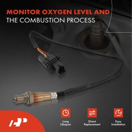 A-Premium O2 Oxygen Sensor Compatible with Volvo S70, C70, V70 1999, L5 2.3L 2.4L, Turbocharged Only, Upstream and Downstream, 2-PC Set, Replace# 24403860, 30637016