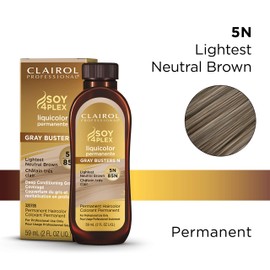 Clairol Professional Permanent Liquicolor for Dark Hair Color, 5n Lightest Neutral Brown, 2 oz.