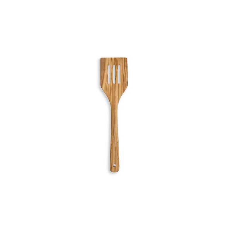 Fantes Italian Olivewood Slotted Turner, 12-Inch, The Italian Market Original