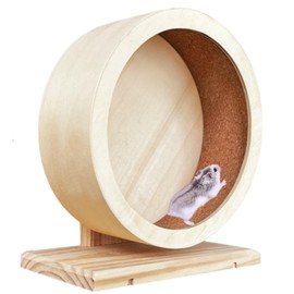 ozgram Silent Wheel, Rotator, Diameter 5.9 inches (15 cm), Small, Natural Wood, Silent, Silent Wheel, Wooden, Small Animals, Running, Eliminates Lack of Exercise, Hamster Toy