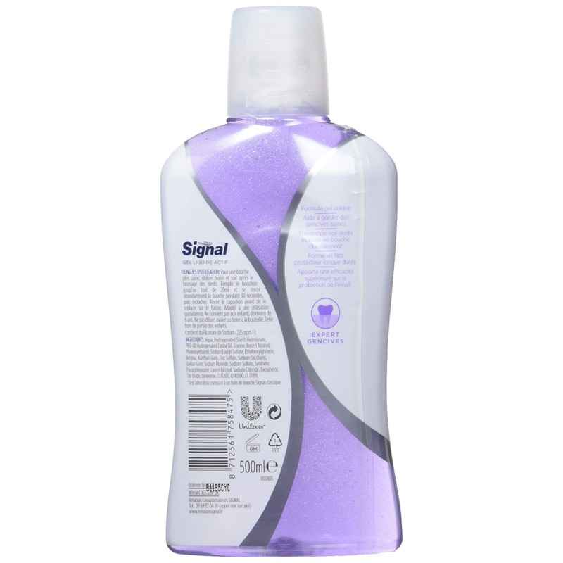 Signal Mundbad mit Flüssiggel, Aktiv-Expert, Zahnfleisch, 500 ml