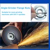 LifCratms 2 PCS Grinder Quick Change Flange Locking Nut, Metal
