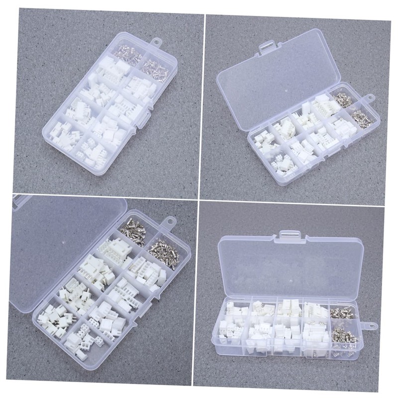 Gatuida 150 PCS Jst Connector Kit Pin Housing Set with