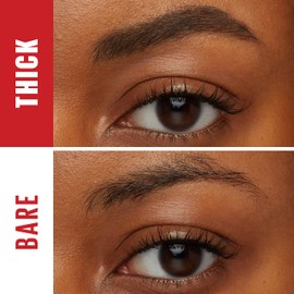 Maybelline Tattoo Studio Brow Styling Gel, Waterproof Eyebrow Make Up, Brow Tint for Up to 36HR Wear, Black Brown, 1 Count