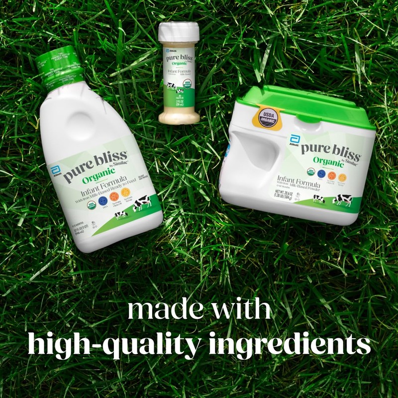 Pure Bliss by Similac Organic Infant Formula, Easy to Digest,