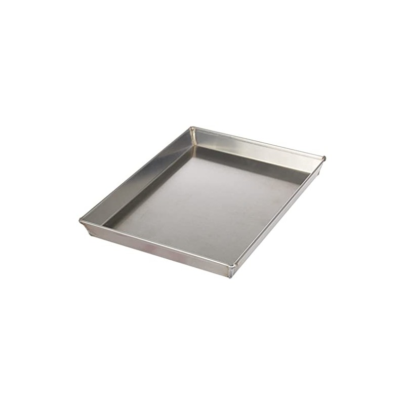 Ballarini 7044.30 Rectangular Tin, Flared Corners with Crude Aluminium Edge,