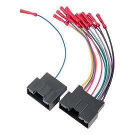 RED WOLF Car Radio Wiring Harness Compatible with Ford Transit 2014-2019, Fiesta 2013-2018, Focus 2013-2017 - Install Aftermarket Stereo Cable Adapter w/Connector Butt for AMP System