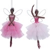 Gisela Graham Pink / Irid Black Ballerina