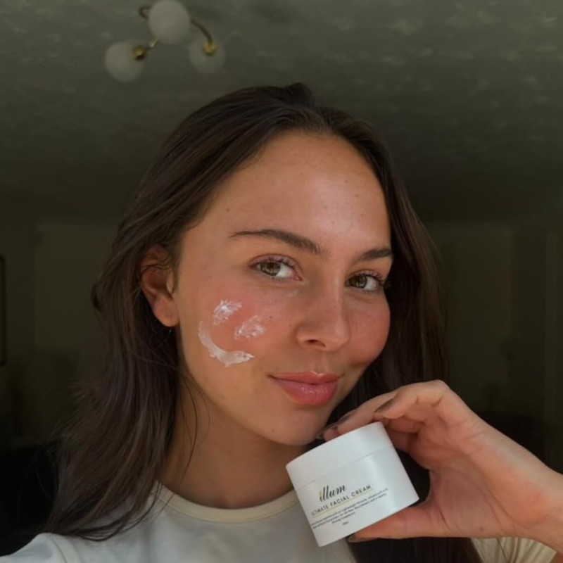 Illum Ultimate Facial Cream with 4.5% Squalane & Glycoproteins, Lightweight