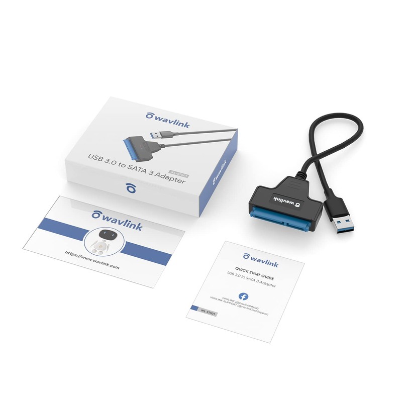 WAVLINK SATA USB3.0 Converter Adapter 2.5" HDD SSD HDD Hard