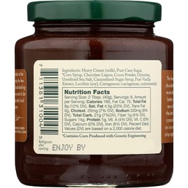 Stonewall Kitchen Dark Chocolate Sea Salt Caramel Sauce, 12.5 Ounces