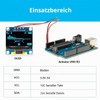 APKLVSR 3 x 0.96 Inch OLED Display I2C 128 x
