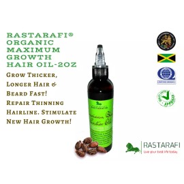 Rastarafi® Jamaican Black Castor Oil Beard Oil | Fast Beard Growth