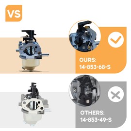 Chikia Huayi Carburetor XT675 XT650 Replacement for Kohler Toro 20371 20377 20378 20376 20370 20171 22 recycler Lawn Mower 14 853 68-S,14 853 68,14 853 55-S 6.5hp 6.75hp 149cc