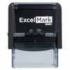 ExcelMark Paid Self Inking Rubber Stamp - Red Ink with