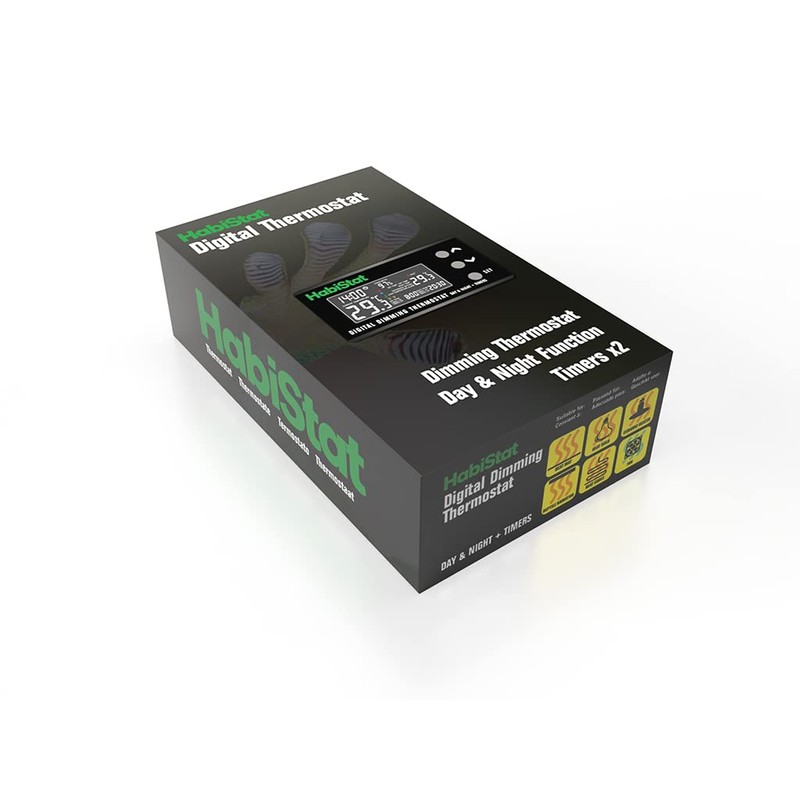 Habistat - Digital Dimming Thermostat - Day And Night Timer