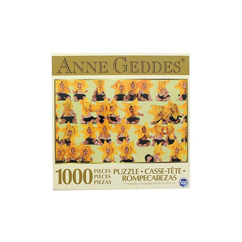 Anne Geddes 1000 Piece Puzzle - Sunflower Babies