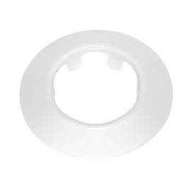 Adjustable Fire Sprinkler Escutcheon Skirt, SHORT TAPER Escutcheon Pendant Skirt White, Works with Standard 401 Style Cup, Short Cup, and Retrofit 2 Piece Cup, Fire Sprinkler Skirt