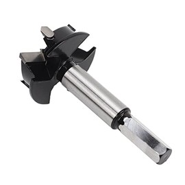 Broca Forstner, Broca Forstner para Taladro, Abridor de Agujeros de 35 Mm de Acero Aleado de 3 Cuchillas con Límite Utilizado en la Instalación de Bisagras, Perforación para Carpintería