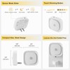 YUNLEX 2 Pack Plug in Red Sleep Night Light with