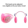 Pesaat Winter EarMuffs for Kids Outdoor Girls Knitted Ear Cover
