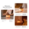 Volcano Diffuser 5V 180ml Relaxing Auto Off Warm Atmosphere Flame