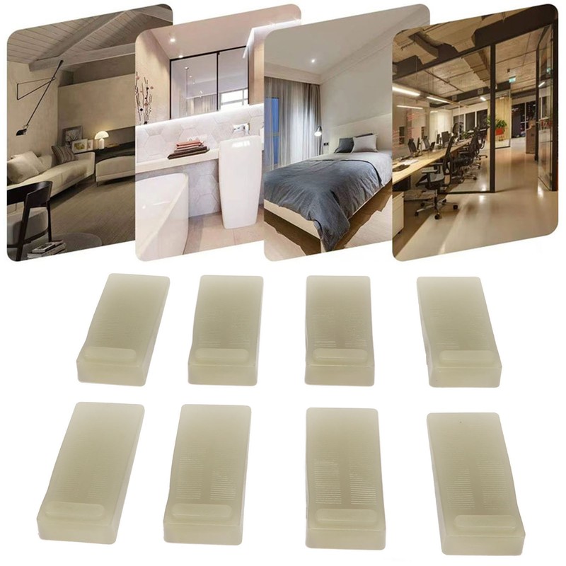 8 Pcs Door Stoppers Small Stackable Windproof Flexible Elastic Thick