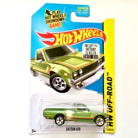 HOT WHEELS HW OFF-ROAD DATSUN 620 125/250, GREEN