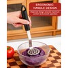 Acual Potato Masher Stainless Steel, Heavy Duty 304 Stainless Steel