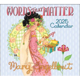 Mary Engelbreit's Words That Matter 2025 Deluxe Wall Calendar