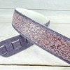 Walker & Williams WW-GL-111 Amethyst Purple Sparkle Glitter Bomb Padded