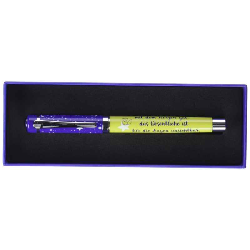 moses. libri_x Antoine de Saint-Exupéry Metal Rollerball Pen with Blue