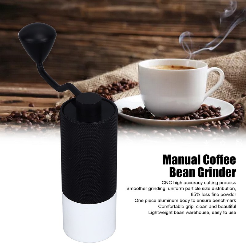 Manual Coffee Grinder Uniform Smoother Grinding CNC Process Hand Crank