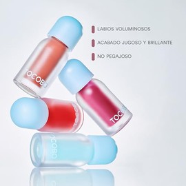 TOCOBO Lip Oil Juicy Berry 03 Black Cherry 4 g Tinta Labial Coreano Hidratante con Efecto Volumen
