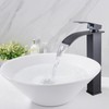 Midanya Vessel Sink Facuet Waterfall Tall Bathroom Faucets Vanity Single