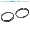 ACROPIX 78.1mm to 87.1mm Universal Hub Centric Rings Black -