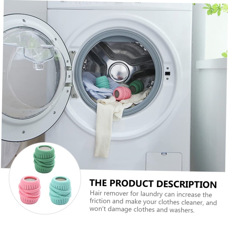 Outanaya 3Pcs Random Laundry Balls Set Tpe Sponge Tangle Washing