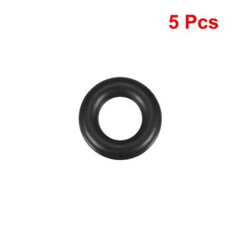 sourcing map 5 Pieces O-Rings Nitrile Rubber Seal 7mm x 17mm x 5mm Metric Rubber Sealing Ring for Cream Dispenser Pump Quick Coupling Replacement Seal Transfer Adapter