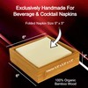 Cocktail Napkin Holder for Folded Napkin Size 5" x 5"