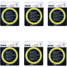 Kohler Genuine Part GP1059291 Toilet Tank Canister Valve Seal, Yellow - 6-pk