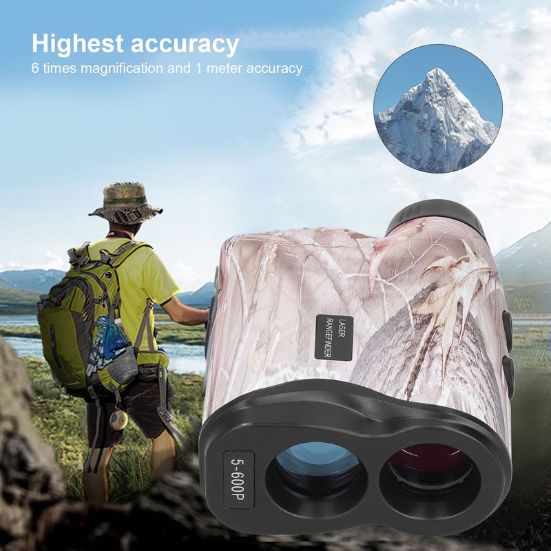 5-600P Range Finder Telescope Laser Distance Meter for Golf Hunting